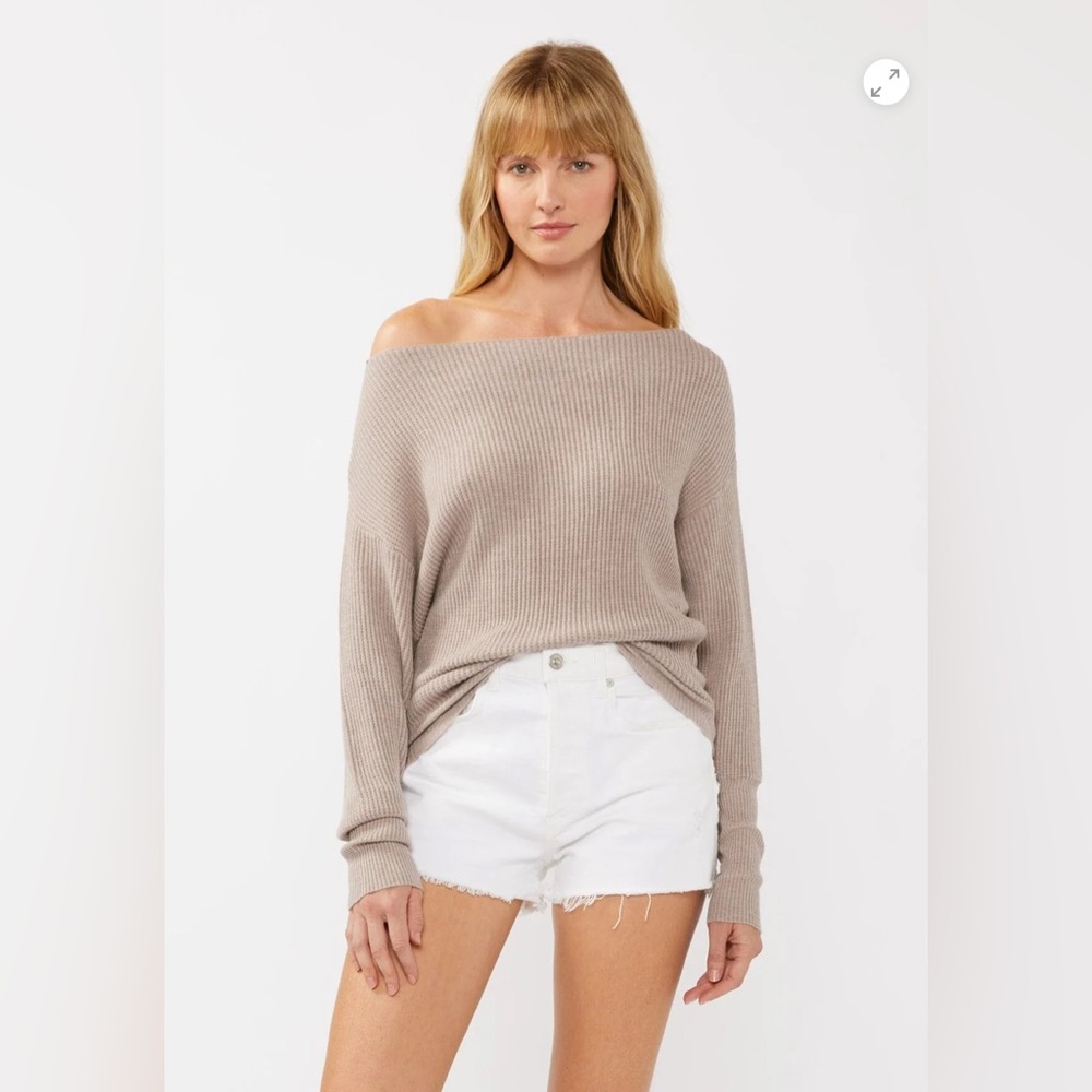 Snuggle Up Off Shoulder Sweater - L